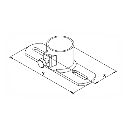 Tvirtinimo padas su varžtu 48 91460053 sien. 1