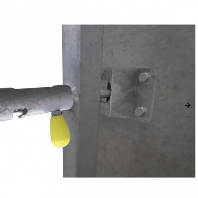 Užraktas automatinis 1152189 "EASYLOCK" prie sienos 1