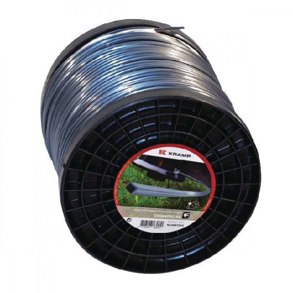 Valas trimerio pilkas kvadratinis titan NL25185TSKR 2,5mm 185m Valas trimerio pilkas kvadratinis titan NL25185TSKR 2,5mm 185m