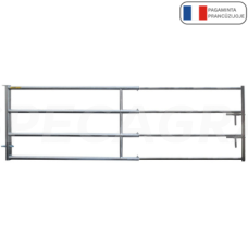 Teleskopiniai vartai 4/5m 4 vamzdžių1151805+1151810