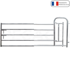 Teleskopiniai vartai 6/7m 5 vamzdžių su praėjimu 1151720/1151714