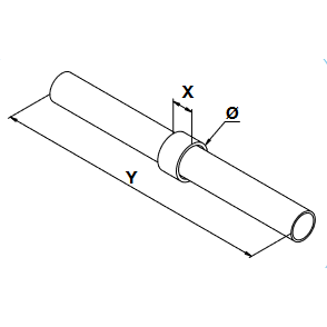 Vamzdžių jungtis vidinė 60mm 90740192 2