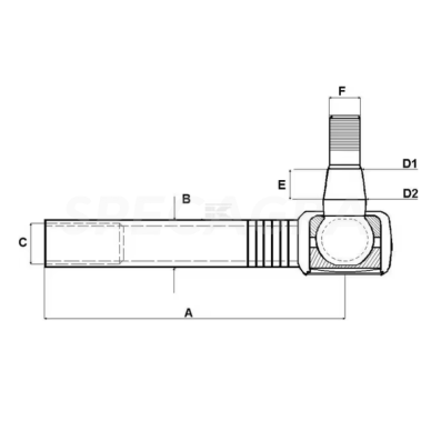 Vairo traukės antgalis SHP507KR 1
