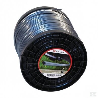 Valas trimerio titan pilkas kvadratinis NL30129TSKR 3mm 129m Valas trimerio titan pilkas kvadratinis NL30129TSKR 3mm 129m