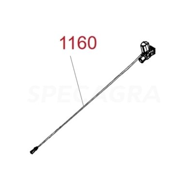 Varikliukas HORSCH 1000mm 60026228 FGS kabelis SS(2m) Varikliukas HORSCH 1000mm 60026228 FGS kabelis SS(2m)