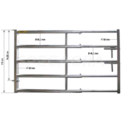 Teleskopiniai vartai 5/6m 4 vamzdžių su skląsčiais 1151807+1151810 1 Teleskopiniai vartai 5/6m 4 vamzdžių su skląsčiais 1151807+1151810 1