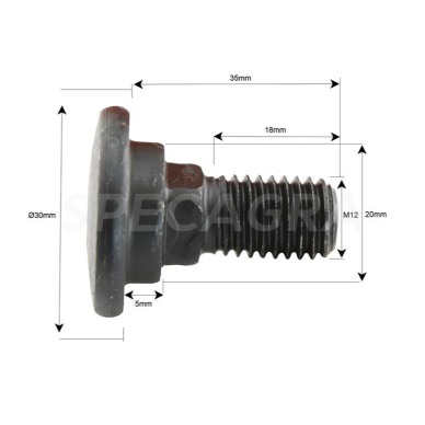 Varžtas šienap. Kverneland/TAARUP KT56785000 1