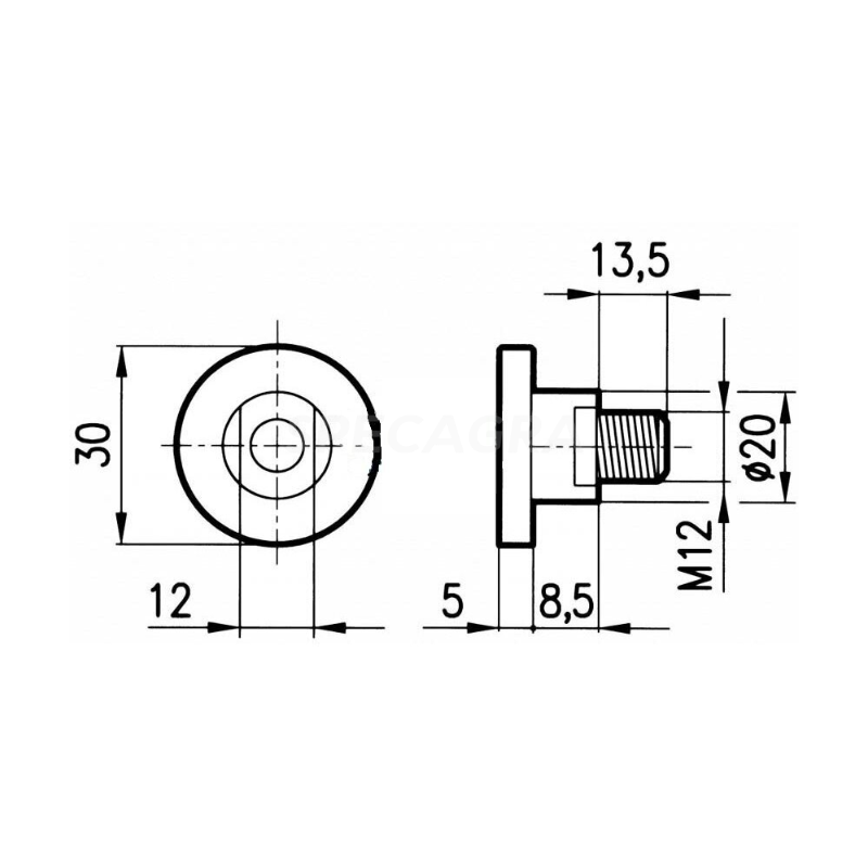 Varžtas Comer 0404710300 1