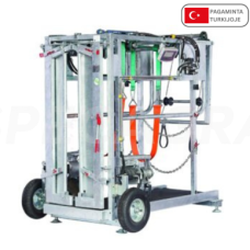 Veterinarinės staklės su svėrimu cink. KM05038