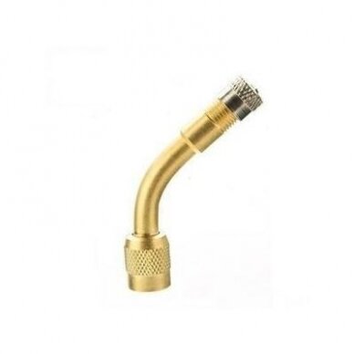 Ventilio prailgintojas metalinis lenktas 45 kampu Ventilio prailgintojas metalinis lenktas 45 kampu