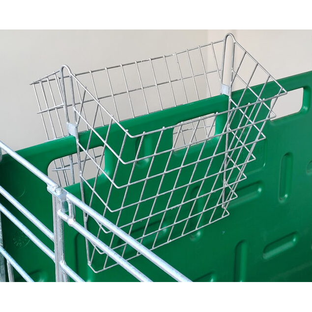 Veršelių namelis stiklo pluošto vienvietis Comfort su 4 dalių tvorele ir kibirėlių laikikliais 1 Veršelių namelis stiklo pluošto vienvietis Comfort su 4 dalių tvorele ir kibirėlių laikikliais 1