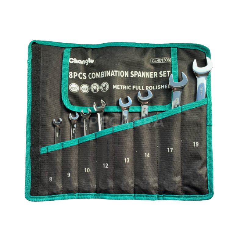 Veržliarakčių kombinuotų rinkinys(8vnt)(8-19) CL Veržliarakčių kombinuotų rinkinys(8vnt)(8-19) CL