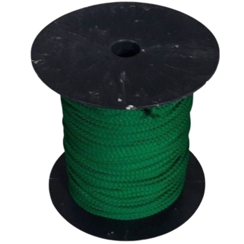 Virvė pinta 6mm žalia Virvė pinta 6mm žalia
