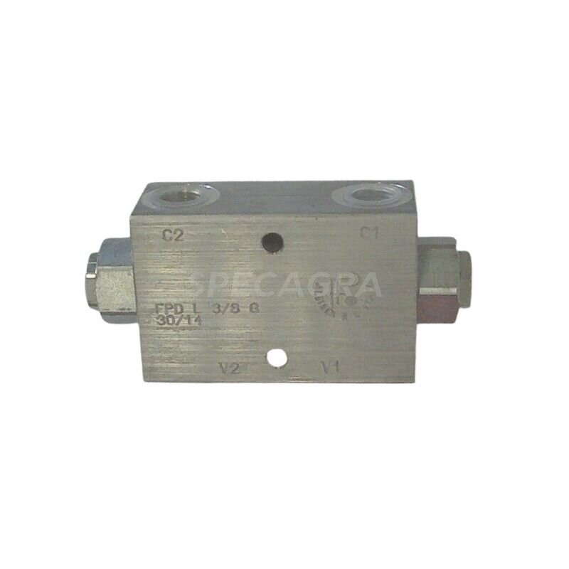 Vožtuvas HORSCH 00110312 dvigubas 180° 3/8