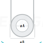 Žarna silikoninė 14x25mm 2200/B014 1 Žarna silikoninė 14x25mm 2200/B014 1
