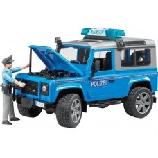 Žaislas BRUDER džipas policija Land Rover U02597