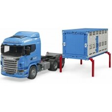 Žaislas BRUDER galvijų sunkvežimis Scania U03549