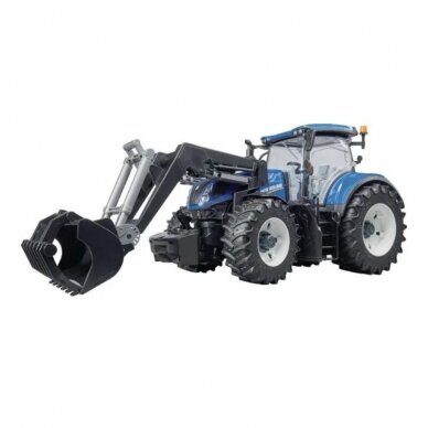 Žaislas BRUDER traktorius su frontaliniu krautuvu New Holland 1992-03121 U03121 2