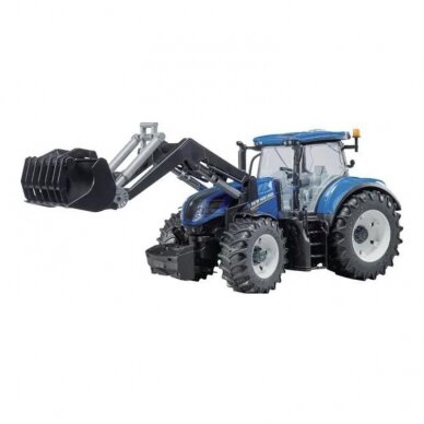 Žaislas BRUDER traktorius su frontaliniu krautuvu New Holland 1992-03121 U03121