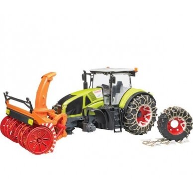 Žaislas BRUDER traktorius su sniego valytuvu Claas Axion 950 U03017 1