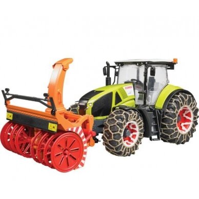 Žaislas BRUDER traktorius su sniego valytuvu Claas Axion 950 U03017