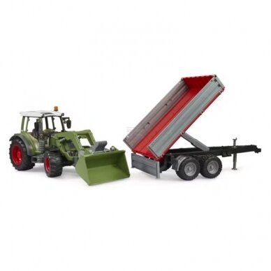 Žaislas U02182 traktorius su frontaliniu krautuvu ir priekaba Fendt Vario 211 4