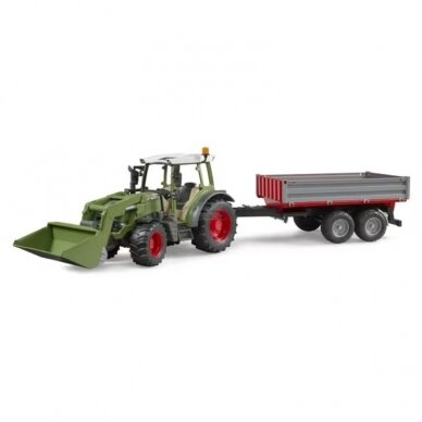 Žaislas U02182 traktorius su frontaliniu krautuvu ir priekaba Fendt Vario 211