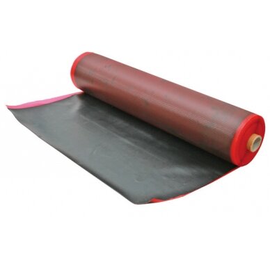 Žalia guma 0.8mm 0.5kg 2500x150x0.8 1m