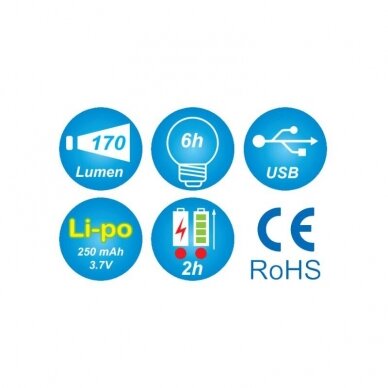 Žieminė kepurė su LED 170lm King Tony 3 Žieminė kepurė su LED 170lm King Tony 3