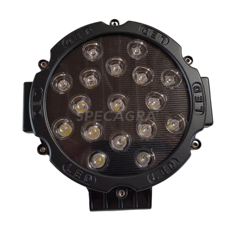 Žibintas LED 12/24V, 51W apvalus,juodas TR-7051 Žibintas LED 12/24V, 51W apvalus,juodas TR-7051