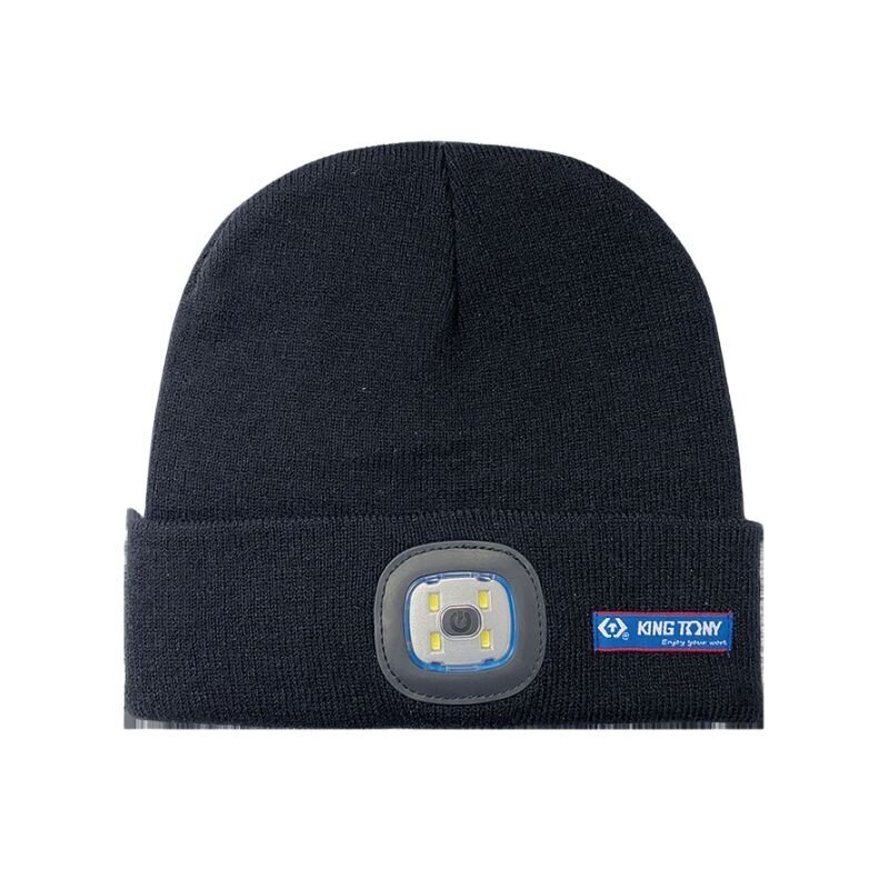 Žieminė kepurė su LED 170lm King Tony Žieminė kepurė su LED 170lm King Tony